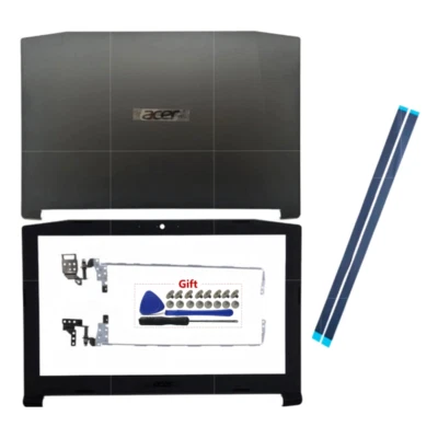 New For Acer Nitro 5 AN515-51 52 53 42 41 LCD Back Cover & Front Bezel & Hinges - Image 1 of 4