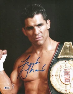 Frank Shamrock Signed 11x14 Photo BAS COA UFC StrikeForce Belt Picture Auto'd 3 - Picture 1 of 4