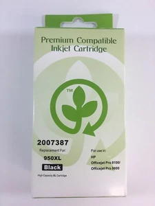 950XL Black Ink Cartridge for HP HP OfficeJet 8100 8600 - Picture 1 of 7
