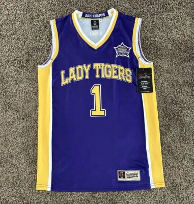 LSU Lady Tigers 2023 Champions Prosphere Gameday Greats NCAA Basketball Jersey - Image 1 of 4