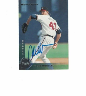 MARK WOHLERS SIGNED IP DONRUSS 1997 #325 ATLANTA BRAVES AUTO - Image 1 of 2