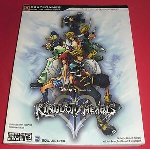 Guide Officiel Kingdom Hearts II [Anglais] 350 pages Playstation PS2 Two *JRF*