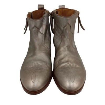 GOLDEN GOOSE; BOTINES MUJER CUERO ANOUK METALIZADO Talla US: 7 Foto 1 de 4