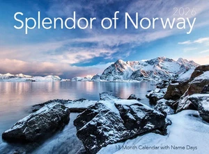 Calendario de pared Splendor of Norway 2026, NUEVO - Imagen 1 de 2