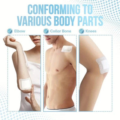 Adhesivo estéril apósitos primeros auxilios cortes y heridas tejidos y no tejidos Foto 1 de 4