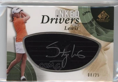 2014 SP Game Used Edition Inked Drivers Black Steel /25 Stacy Lewis #ID-SL Auto - Image 1 of 2