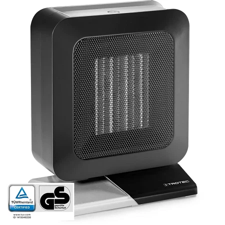 TROTEC TFC 13 E Keramik-Heizlüfter Heizgerät, 1400 W - Schwarz (1410000655)