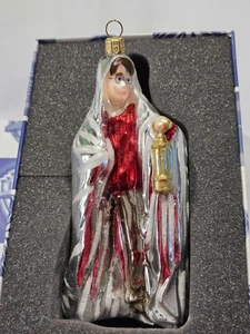 Hallmark 2023 WB Harry Potter mit dem Unsichtbarkeitsumhang mundgeblasenes Glas Ornament - Bild 1 von 11