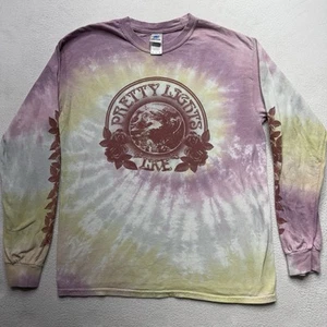 CAMISETA PRETTY LIGHTS L/S RARA TIE DYE BONNAROO MÚSICA ELECTRÓNICA DE BAILE EN VIVO - Imagen 1 de 7