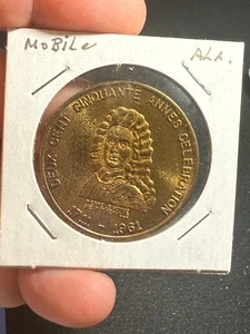 1961 Mobile AZ So Called Dollar Commemorative Medal - Bild 1 von 2