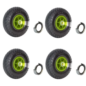Luftrad Ersatzrad Bollerwagenräder Sackkarrenrad Kugellager 3.00-4 260x85 4x - Bild 1 von 7