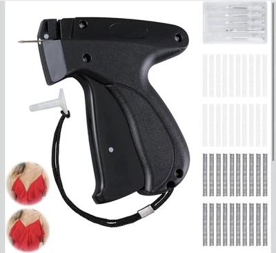Mini pistola de etiquetado para reparaciones de ropa con 6 agujas + 5000 micro sujetadores Foto 1 de 4