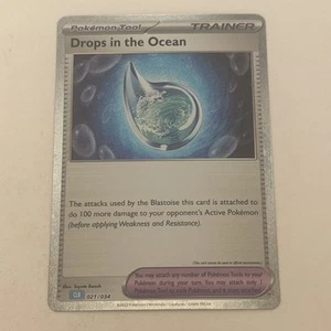 Drops in the Ocean 021/034 Trading Card Game Classic Holo - Picture 1 of 2