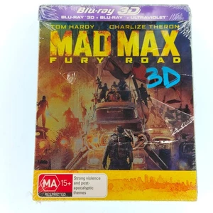 Mad Max Fury Road 3D - Steelbook - Blu-ray 3D + Blu-Ray - New Sealed - Region B - Picture 1 of 2