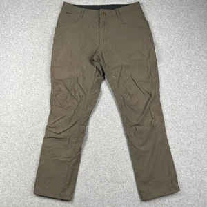 Kuhl Renegade Rock Pants Stretch Hiking 32x30 Mens Beige Outdoors Trail READ - Picture 1 of 13