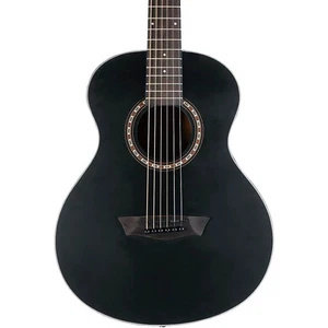 Washburn G-Mini 5 BK Travel Acoustic Guitar Matte Black - Picture 1 of 8