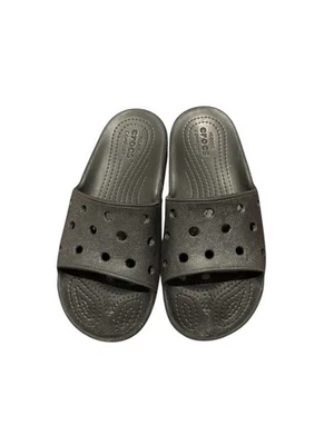 Sandalias Crocs Unisex Niños Clásicas Deslizables Negras Junior Talla 2 Foto 1 de 4