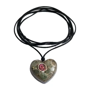 Rosa Cuore Orgone Talismano Amore Attrazione Passione Sex Lust Verde Avventurina. - Foto 1 di 5