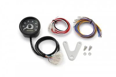 DAYTONA Digitaler Tacho VELONA 200 km/h Gehäuse Ø60mm schwarz mit Halter LED-Bel - Bild 1 von 2