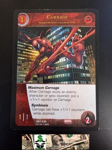 2015 Upper Deck Marvel VS Carnage Def-035 Karte - Bild 1 von 2