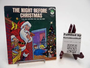 The Night Before Christmas Plus Christmas Tree That Ran Away 45 Vinyl Peter Pan - Bild 1 von 6