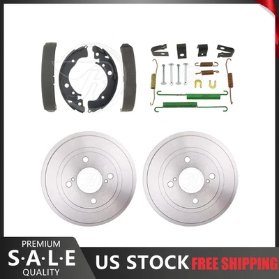 Kit de herrajes de tambores de freno y zapatas de freno traseras para Honda Fit 2015-2017 Foto 1 de 4