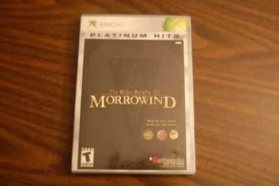 The Elder Scrolls III Morrowind Xbox Completo con Mapa Manual CIB Platinum Hits Foto 1 de 4