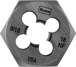 Hanson 6849 9/16-18" 1-7/16" Nf Sh Die para extracción de troqueles de grifo - Imagen 1 de 1