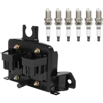 Bobina de encendido y 6 bujías para Mazda Miata UF343 L4 1,8 L 1999-2000 C1186 Foto 1 de 4