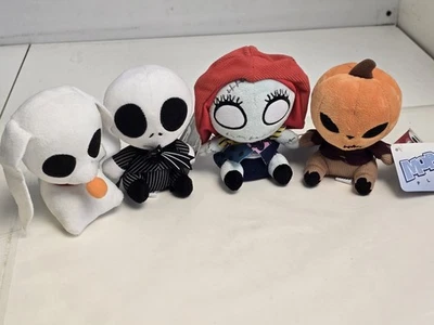 Disney Pesadilla Antes De Navidad Funko Mopeez 5" Peluche Lote De 4 Halloween Nuevo Con Etiquetas Foto 1 de 4