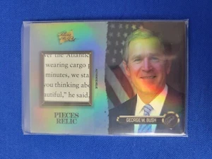 2023 Pieces of the Past Presidential Edition George W. Bush Relic Card - Bild 1 von 2