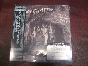 AEROSMITH NIGHT IN THE RUTS VERIFIED STICKER 20 BIT MASTER JAPAN REPLICA OBI CD - Picture 1 of 1