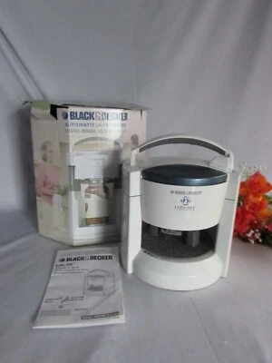 ABRIDOR AUTOMÁTICO DE TAPAS DE FRASCO ELÉCTRICO BLACK & DECKER JW200 BLANCO USADO EN EXCELENTE ESTADO FUNCIONA Foto 1 de 4