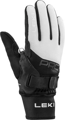 Leki Thermoplus PRC Shark Damen Handschuhe Schwarz Weiß weiß