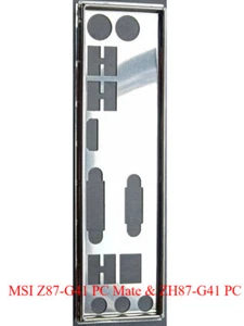 Cartes mères MSI Z87-G41 PC Mate & ZH87-G41 PC Mate plaque arrière I/S IO Shield pour - Photo 1/5