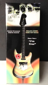 The Rolling Stones Musical Ornament Guitar -plays "I'm Free" from more Hot Rocks - Picture 1 of 3