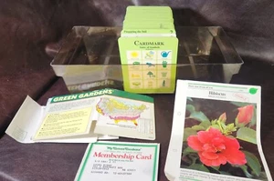 Vintage 1987 My Green Gardens Cards & Case, VG COND/FREE SHIPPING! - Picture 1 of 7