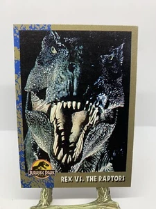 1993 Topps Jurassic Park Karte - #69 Rex VS The Raptors - Bild 1 von 4