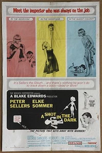Póster de película original vintage de 1964 A Shot in the Dark Peter Sellers pantera rosa - Imagen 1 de 1