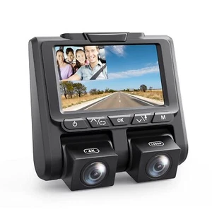 TOGUARD 4K 1080P Doppia Dash Cam Anteriore e Interno Mini Telecamera Auto con Sensore G - Foto 1 di 6