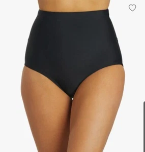 ClubSwim Tummy Control Ultra High Waist Swimsuit Bottom~Black Large - Picture 1 of 10