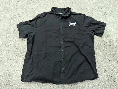 Sonic Button Up Shirt Mens 3XL Short Sleeve Black Casual Port Authority - Image 1 of 4