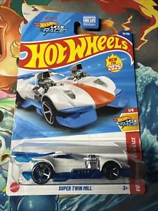 2025 Hot Wheels Super Twin Mill 1/5 Netflix Lets Race W/ Protector - Picture 1 of 2