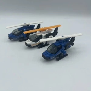 Matchbox MB57 3 Mission Helicopter Blue & White MB880 Decal Extending Tail Lot - Picture 1 of 5