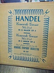 Regent MG 5017 Handel Concerto Grosso No. 1 (12) In G Major OP. 6 - Picture 1 of 1