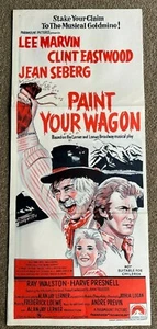 PAINT YOUR WAGON original poster -CLINT EASTWOOD - LEE MARVIN- JEAN SEBERG - Picture 1 of 1