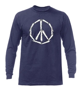 JOINT PEACE SIGN Marijuana Weed Pot Cannabis Graphic Long Sleeve. - Picture 1 of 12