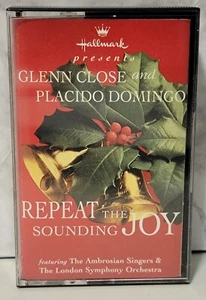 Hallmark Repeat The Sounding Joy Glenn Close Placido Domingo 1995 Cassette - Imagen 1 de 4
