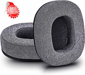 Replacement Ear Pads Gray Fabric for G PRO X RIG LVL Arctis M50X Headsets - Picture 1 of 12