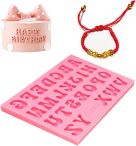 Fondant Mold Silicone,Mini A-Z 26 English Letters Mold Cake Mold Baking Cake Dec - Picture 1 of 7